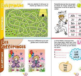 vignette Double page magazine